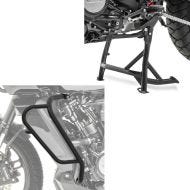 Sett: hovedstativ + crashbar egnet for Harley Davidson Pan America 1250 21-24 motorbeskyttelse ML