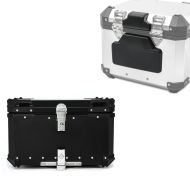 Sett: Ryggpute egnet for BMW aluminium TP ryggstøtte RL2 + toppkoffert i aluminium XB65 65 liter