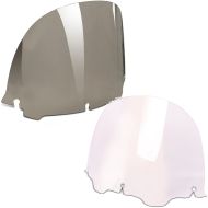 Sett: Frontrute 12,5" egnet for Harley Davidson Electra-Street Glide 96-13 røykgrå + frontrute klar