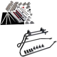 Sett: Hengsel egnet for Harley Davidson Touring 94-17 harde salvesker + sideveskeholder