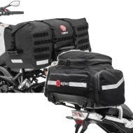 Sett: hale bag SX70 70Ltr + tail bag pillion sete bag 55L wd.