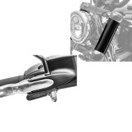 Sett: LED styreindikatorer + gaffeldeksel egnet for Harley Davidson Street Bob 18-24 GC2