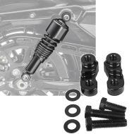 Sett: Støtdemper 10,5 tommer + senkesett 1" aluminium egnet for Harley Davidson Sportster 05-20