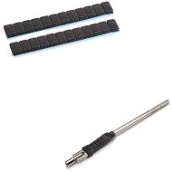 Sett: Balanseringsvekter 2 stk 12x5g + ventilavtrekkerVentiltrekker egnet for motorsykkeldekk
