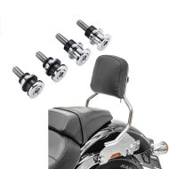 Sett: Sissybar + Docking Kit egnet for Harley Davidson Sport Glide 18-24 Avtagbar R1 krom