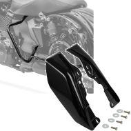 Sett: bagasjeholder egnet for Harley Davidson Touring 14-24 + vindavviser varme vindbeskyttelse WA3