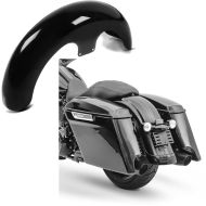 Sett: Forskjerm 21" + strukket sideveske som passer for Harley Davidson Touring 14-24