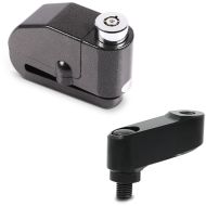 Sett: Bremseskivelåsalarm 120dB tyverisikring + speilforlenger, par, 40 mm