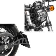 Sett: LED-hovedlys 5,75 tommer + sideskiltholder. egnet for Honda Shadow VT 600 C 88-00