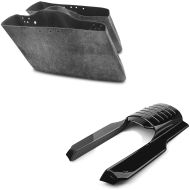 Sett: innvendig fôr for sidekasse + bakskjermforlengelse egnet for Harley Davidson Touring 96-08