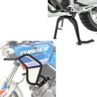 Sett: hovedstativ som passer til Aprilia Tuareg 660 22-24 + håndtak øverst