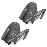 2x bakhjulsdeksel egnet for Kawasaki Z 900 17-24 bakskjerm Zaddox sparesett i karbonlook