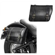 2x motorsykkel salveske Craftride SV6 vintage bag 6L høyre i svart sparesett