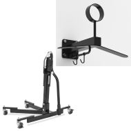 Sett: Sentralstativ uten adapterplate sw Power-Evo ConStands med motorsykkelgarderobe WH1 sw