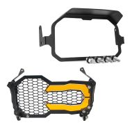 Sett: TFT-skjerm tyveribeskyttelse egnet for BMW R 1200 GS 17-18 Tourtecs med frontlysgitter frontlykt SG2