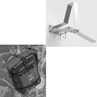 Sett: Motorsykkel garderobe XGP WH2 sølv XGP med 2x crash bar bags S3 egnet for motorsykkel crash bar vanntett 6L