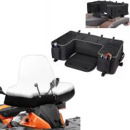 Sett: Quad ATV tail bag QB5 bagasje bag top case sw Bagtecs med frontrute univ egnet for Quad ATV frontrute XLM