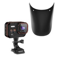 Sett: Skjermforlengelse egnet for Aprilia RS 660 / 125 sprutbeskyttelse KE29 Zaddox med vanntett action cam 4K video