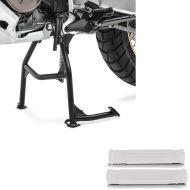 Sett: Hovedstativ egnet for Honda Africa Twin 1100 20-24 med spakdekselsett for bremsespak og clutchspak hvit