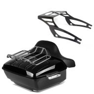 Toppkoffert King OLR med bagasjegrill + avtagbart bagasjebrett som passer for Indian Chieftain 15-22