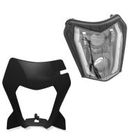 Lampemaske egnet for KTM 690 SMC / R 19-24 + LED-hovedlys