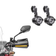 Håndbeskyttere egnet for Honda Varadero 125 / XL 1000 V + LED ekstra frontlykter med kollisjonsbrakett par
