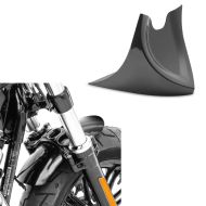 Sett: Forskjermkort i metall egnet for Harley Davidson Sportster Forty Eight 48 / Special 10-20 Craftride + frontspoiler egnet for Harley Davidson Sportster 04-20 motorspoiler Craftride CP6 svart