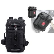 Ryggsekk 35Ltr + sett med crash bar bags 2x 6Ltr