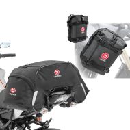 Bakpose 35 liter + sett med kollisjonsbøylebager 2x 6 liter