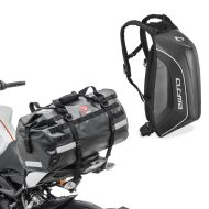 Hale bag volum 50l + hard shell skulderveske