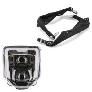 Håndbeskyttere + LED-hodelykt som passer til Husqvarna 701 Supermoto 15-24