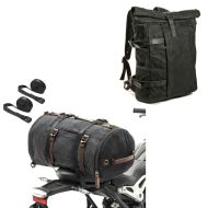 Ryggsekk 35L + Ryggsekk Canvas Vintage 20Ltr Retro