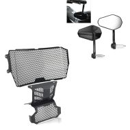 Radiatordeksel egnet for Ducati Hypermotard 950 / SP 19-24 + 2x styrespeil