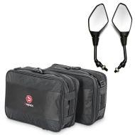 Vario-koffert-innervesker som passer for BMW R 1200 GS / Adventure 04-12 koffertvesker MV1 + bakspeil ECE