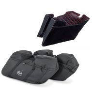 Sett: sideveske med innvendig panel egnet for Harley Davidson Street Glide 14-22 Craftride egnet for originaletui SR2 + etui innervesker som passer til Harley Davidson Street Glide / Special Craftride SP4
