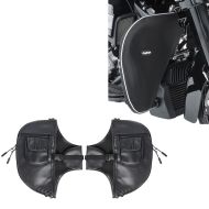 Sett: Crash bar sprutbeskyttelse egnet for Harley Davidson Touring 80-23 benvarmere Craftride + Crash bar sprutbeskyttelse egnet for Harley Davidson Road King Classic Craftride AL2