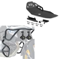 Sett med håndtak øverst og nederst + frontlykt egnet for BMW F 850 GS / F 750 GS 18-20 + motorbeskyttelse
