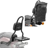 Sissybar passer til Honda Rebel 1100 CMX 21-24 Fast Rider-M inkl. bagasjehylle + sissybar bag