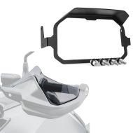 Håndbeskyttelsesforlengelse egnet for BMW R 1250 GS Adventure 19-24 røykgrå + TFT-skjerm tyveribeskyttelse med solskjerm