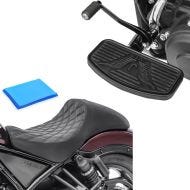 Solo sete gel egnet for Honda Rebel 1100 CMX 21-24 RS2G solo sete + kjørebrett driver