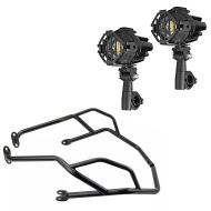LED ekstra lyskastersett + kåpebeskyttelsesstang egnet for Benelli TRK 502 16-20 tank crash bar på toppen