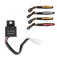 12V 2 PIN indikatorrelé egnet for Yamaha Tenere 700 / TDM 900 / TDM 850 LED + kjørelysindikatorer med E-merke