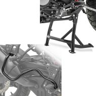 Sett: hovedstativ med ABE ConStands egnet for Harley Davidson Pan America 21- + eksos crash bar egnet for Harley Davidson Pan America 1250 / Special 21-24 crash bar Motoguard EP1