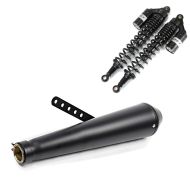 Eksoskjegle baklyddemper Caferacer + støtdemper 440mm egnet for BMW R 45 / 65 RS2