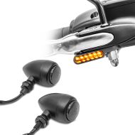 LED-styreindikatorindikator M2 tonet CB18265 + LED-indikator BL15 med E-merke egnet for choppere tonet foran og bak
