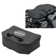 Sett: innerveske egnet for Harley Davidson King Tour Pak toppkoffert 93-24 Craftride + setetrekk egnet for Harley Davidson Touring 09-24 setetrekk dobbelt sete SAW1