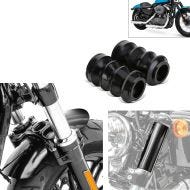 Sett: Forskjermkort i metall egnet for Harley Davidson Sportster Forty Eight 48 / Special 10-20 Craftride + Sett: belg 39 mm + gaffeldeksel egnet for Harley Davidson Sportster Forty-Eight 48 10-15 GC2