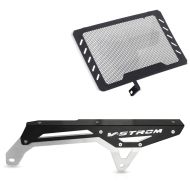 Kjedebeskyttelse egnet for Suzuki V-Strom 650 04-24 + radiatordekselgitter KG1