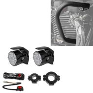 LED ekstra lyskaster inkl. ledningsnett + crashbar egnet for Triumph Bonneville T120 16-24