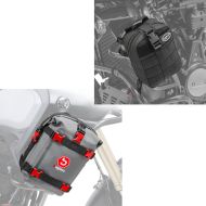 Crash bar bag egnet for Ducati Multistrada 1200 Enduro vanntett G3R + crash bar bag Dark Gear 4L